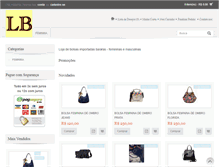 Tablet Screenshot of lojadebolsas.com.br